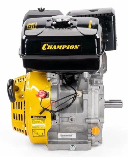 Бензиновый двигатель CHAMPION G420HKDC (15лс/11квт 420см³ 25мм 31кг шпонка, выход 12в/60в - изображение 4