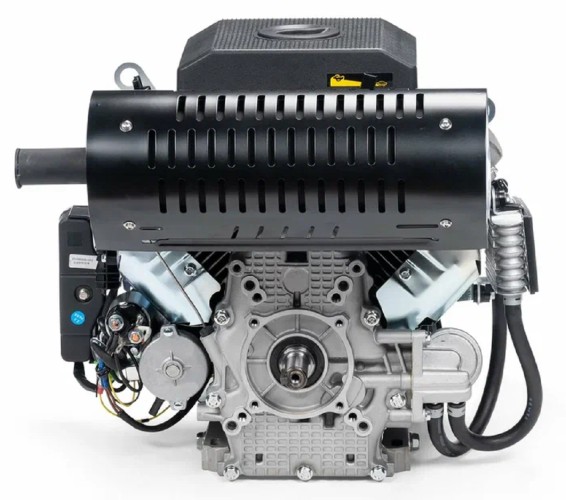 Бензиновый двигатель CHAMPION G680HKE (21лс/15,5квт 678см³ 25мм 48кг шпонка, эл.стартер, - изображение 5