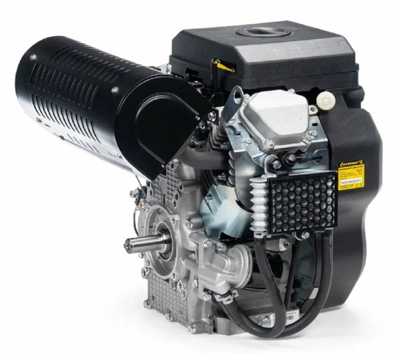Бензиновый двигатель CHAMPION G680HKE (21лс/15,5квт 678см³ 25мм 48кг шпонка, эл.стартер, - изображение 3