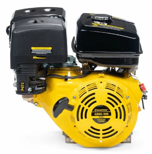 Бензиновый двигатель CHAMPION G390-1HK (13лс/9,6квт 389см³ 25,4мм шпонка 30кг)