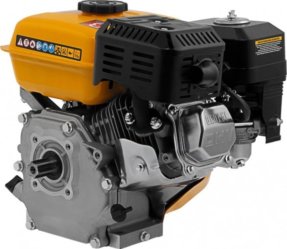 Бензиновый двигатель Denzel RX-17S 7 л.с. вал шлицы 25 мм 95102 - изображение 5