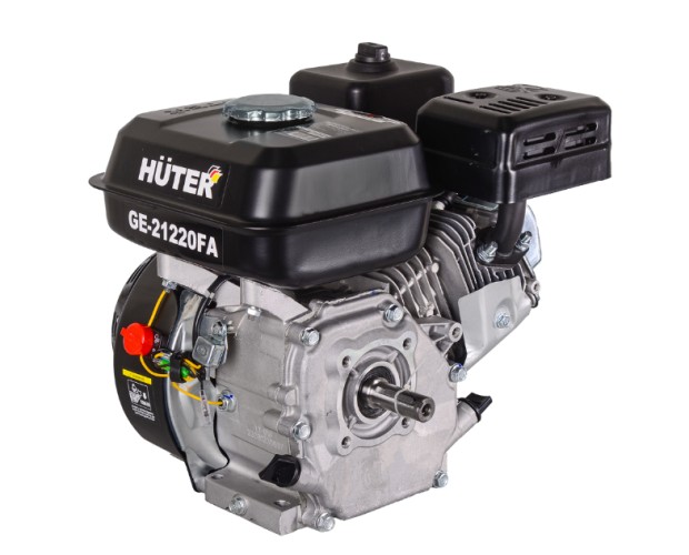 Бензиновый двигатель HUTER GE-21220FА 7,0 л.с. (вал 20 мм) 70/15/3
