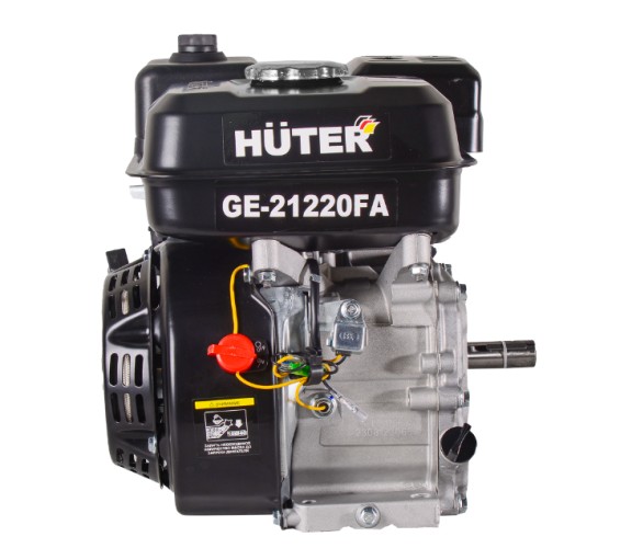 Бензиновый двигатель HUTER GE-21220FА 7,0 л.с. (вал 20 мм) 70/15/3 - изображение 2