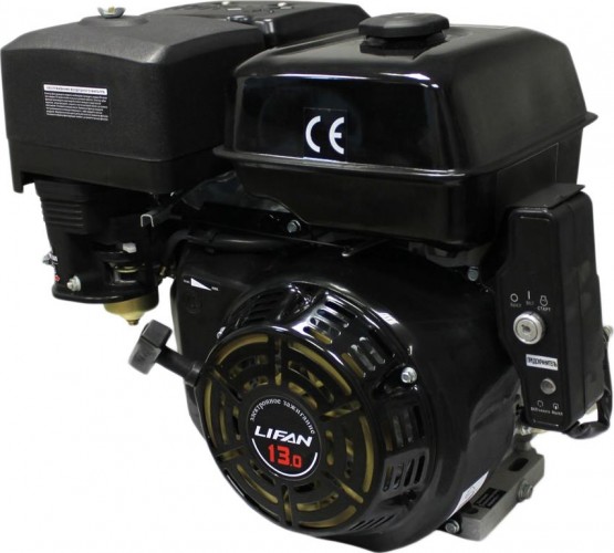 Бензиновый двигатель LIFAN 190FD- 7А 15,0 л.с. (вал 25 мм, 7А, электростартер) 190FD-7А