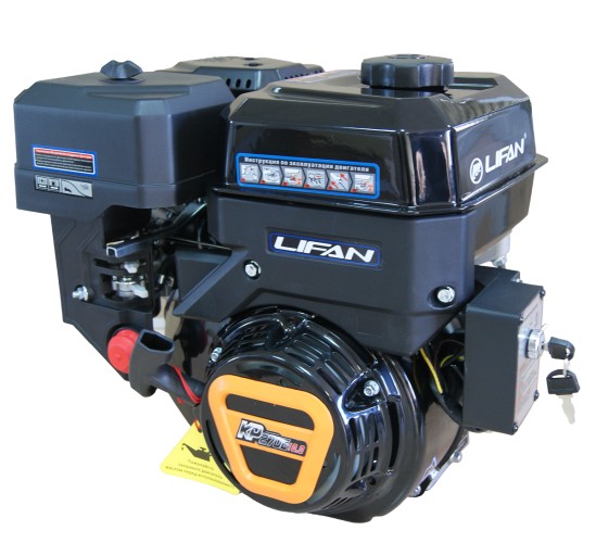 Бензиновый двигатель LIFAN KP270E 3А 10 л.с. (вал 20 мм, 3А, электростартер) KP270E 3А