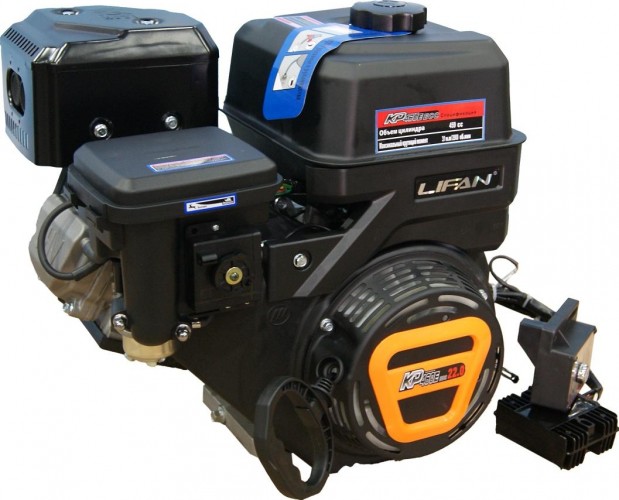 Бензиновый двигатель LIFAN KP460Е ECC 18А 22 л.с. (вал 25 мм, 18А, электростартер) - изображение 5