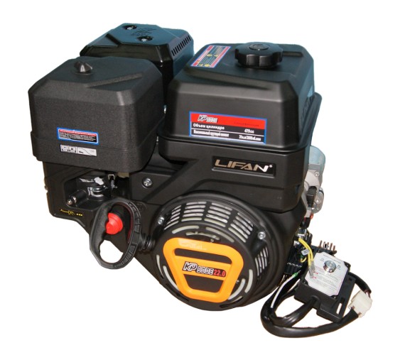 Бензиновый двигатель LIFAN KP500E  22 л.с. (вал 25 мм, электростартер) KP500E - изображение 2