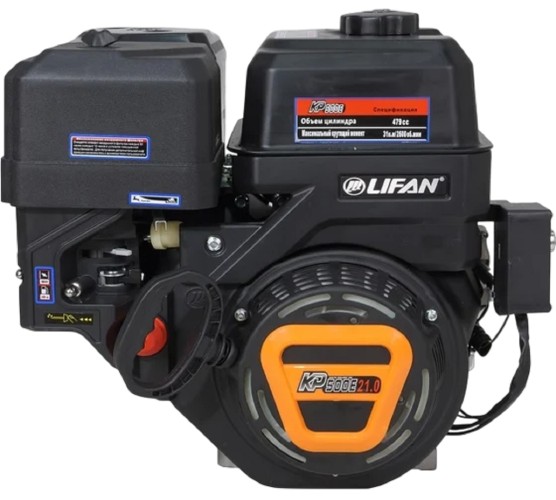 Бензиновый двигатель LIFAN KP500E  22 л.с. (вал 25 мм, электростартер) KP500E