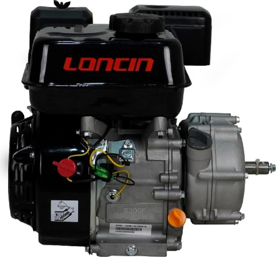 Бензиновый двигатель LONCIN G200F-B D20 (U type) 6,5 л.с. (вал 20 мм, редуктор, сцепление) 00-00154146 - изображение 2
