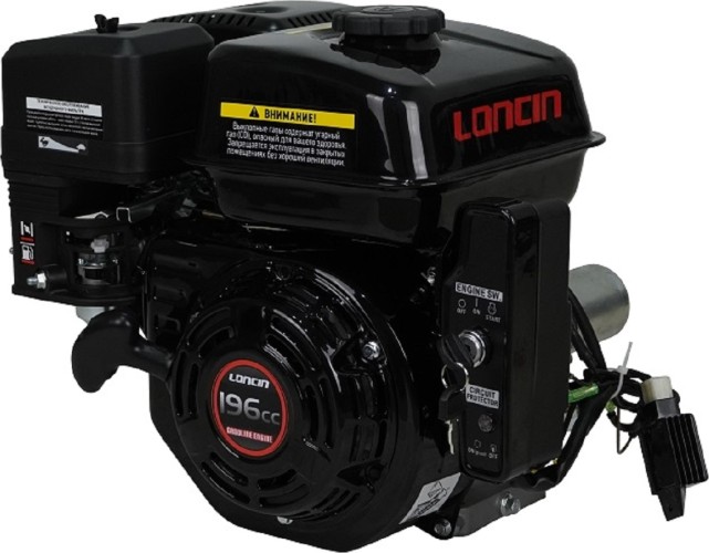 Бензиновый двигатель LONCIN G200FD (A type) D20 5A 6,5 л.с. (вал 20 мм, 5А, электростартер) 00-00157647 - изображение 2