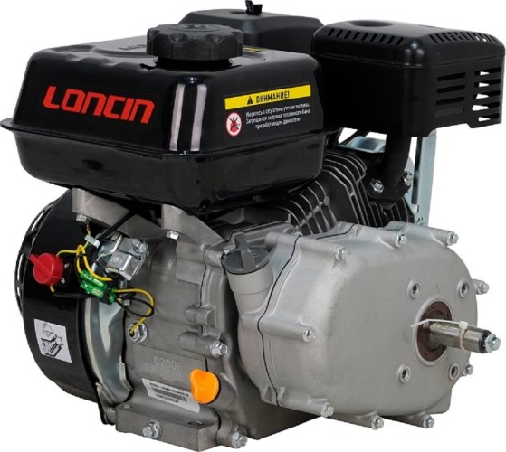 Бензиновый двигатель LONCIN G200F-B D20 (U type) 6,5 л.с. (вал 20 мм, редуктор, сцепление) 00-00154146