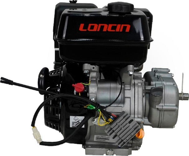 Бензиновый двигатель LONCIN G270F-B D22 5А 9,0 л.с. (вал 22 мм, 5А, редуктор, сцепление) 00-00153927 - изображение 4