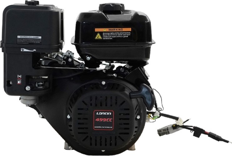 Бензиновый двигатель LONCIN G500FD (A type) D25 7A 23 л.с. (вал 25 мм, 7А, электростартер) 00-00160066