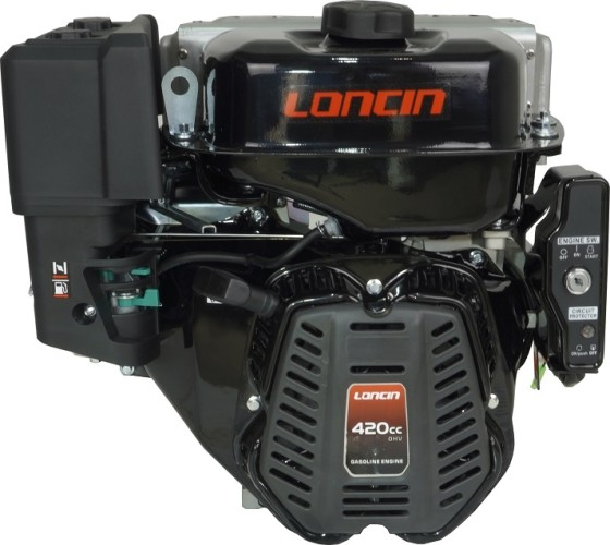 Бензиновый двигатель LONCIN LC190FDA (A type) D25 5А 15,0 л.с. (вал 25 мм, 5А, эл.стартер) лод серия 00-00154785
