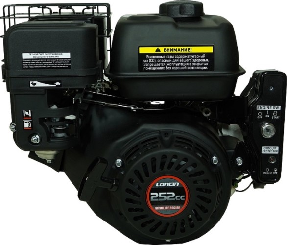 Бензиновый двигатель LONCIN LC175FD-2 (B18 type) D20 5А 8,5 л.с. (вал 20 мм, 5А, электростартер) 00-00153574