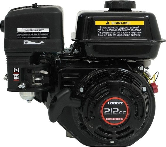 Бензиновый двигатель LONCIN LC170F-2B (U type) D20 7,0 л.с. (вал 20 мм, редуктор) 00-00154153