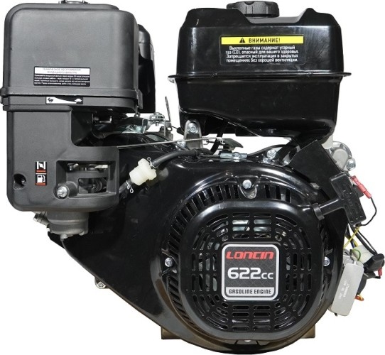 Бензиновый двигатель LONCIN LC196FD (D type) D25 20A 24 л.с. (вал 25 мм, 20А, электростартер) 00-00153758