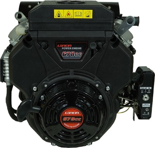 Бензиновый двигатель LONCIN LC2V78FD-2 (A type) D25.4 20А 24 л.с. (вал 25,4 мм, 20А, ручной/эл.ст) 00-00003208