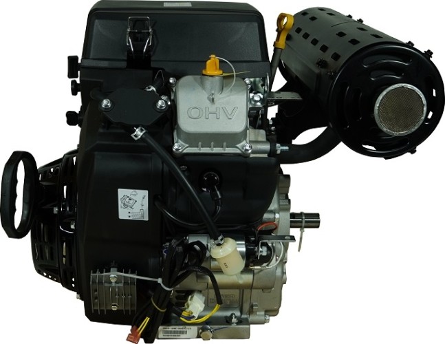 Бензиновый двигатель LONCIN LC2V80FD (A type) D25.4 20А 30 л.с. (вал 25,4 мм, 20А, ручной/эл.ст) 00-00154217 - изображение 3