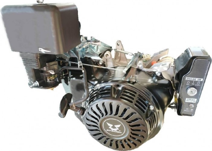 Бензиновый двигатель ZONGSHEN ZS 190 FE 15 л.с. (вал 25 мм, без бака, эл. стартер) 1T90QW19B