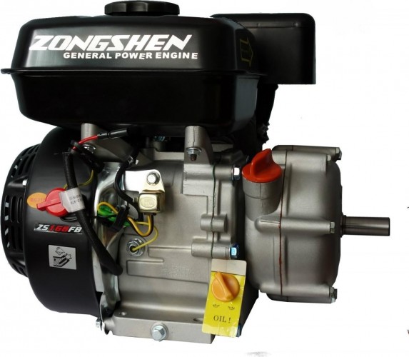 Бензиновый двигатель ZONGSHEN ZS 168 FBE4 6,5 л.с. (вал 22 мм, редуктор, сцепление, эл. стартер) 1T90QQ6E4 - изображение 4