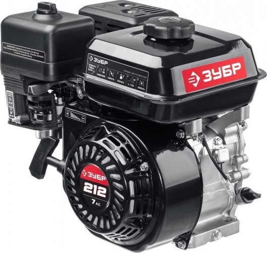 Бензиновый двигатель ЗУБР 707110-1 7 л.с. (вал 19,05 мм) 707110-1