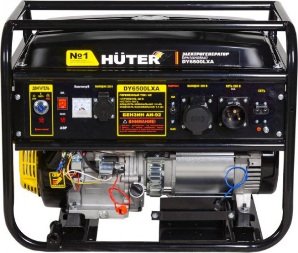 Бензогенератор HUTER DY 6500 LXA с блоком АВР 64/1/27 - изображение 2