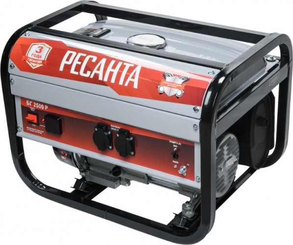 Бензогенератор Ресанта БГ 2500 Р 64/1/50 - изображение 3