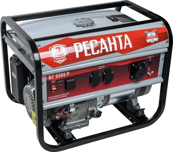 Бензогенератор Ресанта БГ 9500 Р 64/1/53