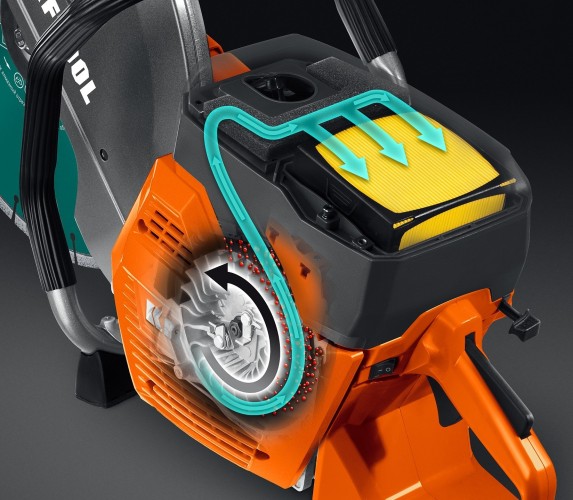 Бензорез KRAFTOOL K770-14 H 350 мм, с диском по бетону K770-14 H - изображение 4