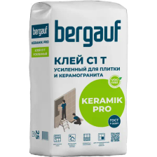 Клей для керамогранита Bergauf Keramik Pro 25 кг - изображение 10