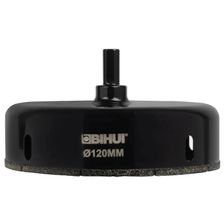 Коронка алмазная по стеклу и керамике BIHUI гальваническая 120 мм DBW120 - изображение 3