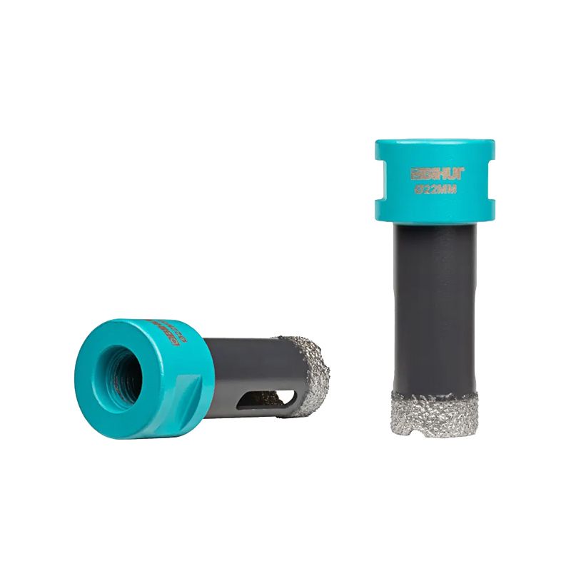 Коронка алмазная по керамограниту BIHUI вакуумная пайка 22мм DBDF22