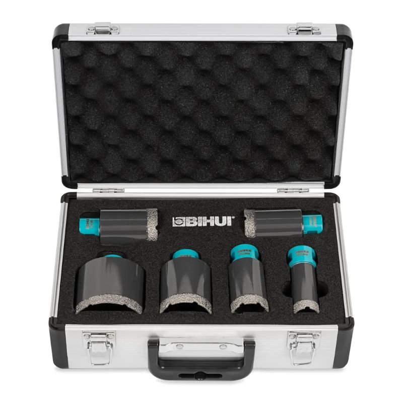 Набор коронок алмазных BIHUI 25/35/40/45/50/68 мм DBDMS6 - изображение 2