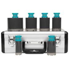 Набор коронок алмазных BIHUI 25/35/40/45/50/68 мм DBDMS6 - изображение 4