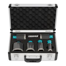 Набор коронок алмазных BIHUI 25/35/40/45/50/68 мм DBDMS6 - изображение 5