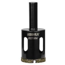 Коронка алмазная по стеклу и керамике BIHUI гальваническая 27 мм DBW27 - изображение 2
