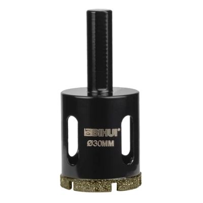 Коронка алмазная по стеклу и керамике BIHUI гальваническая 30 мм DBW30