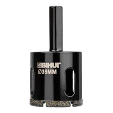 Коронка алмазная по стеклу и керамике BIHUI гальваническая 35 мм DBW35 - изображение 3