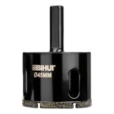 Коронка алмазная по стеклу и керамике BIHUI гальваническая 45 мм DBW45 - изображение 3