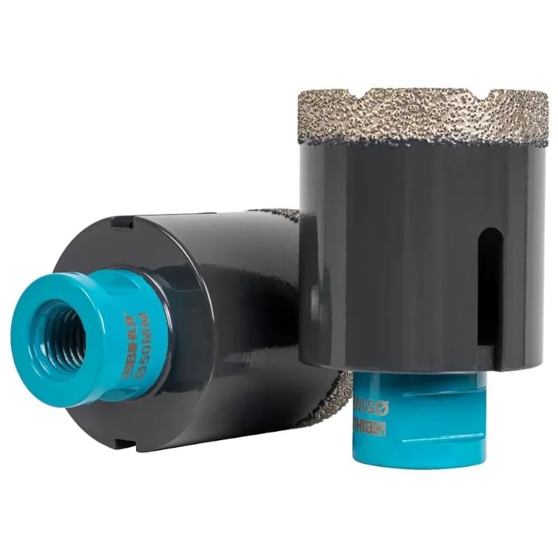 Коронка алмазная по керамограниту BIHUI вакуумная пайка 50мм DBDF50 - изображение 2