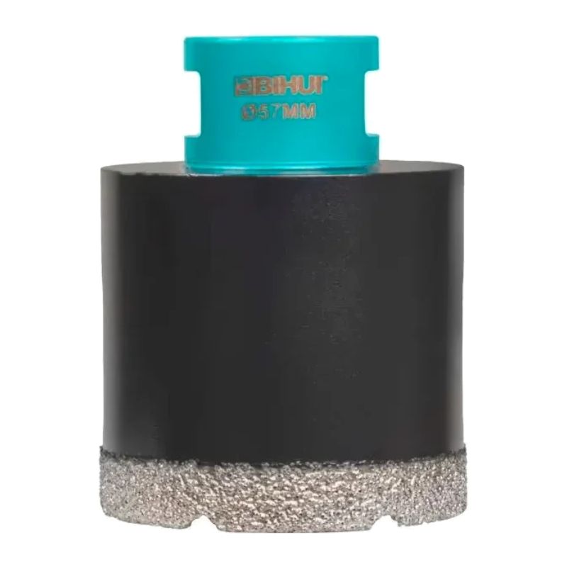 Коронка алмазная по керамограниту BIHUI вакуумная пайка 57мм DBDF57
