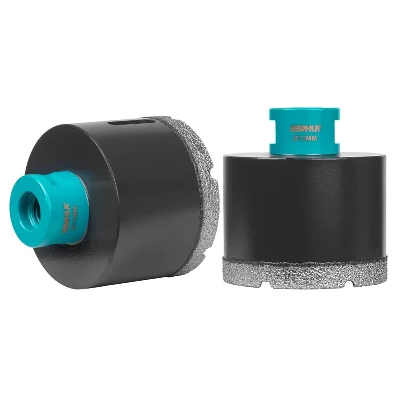 Коронка алмазная по керамограниту BIHUI вакуумная пайка 70мм DBDF70 - изображение 2