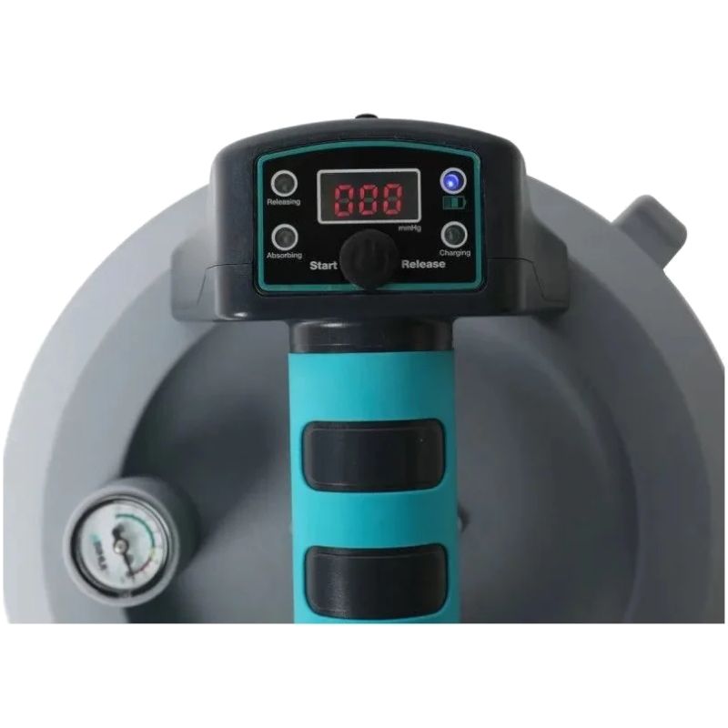 Присоска помповая вакуумная BIHUI для гладкой и рельефной поверхности d 8" с доп. поршнем SCBS8