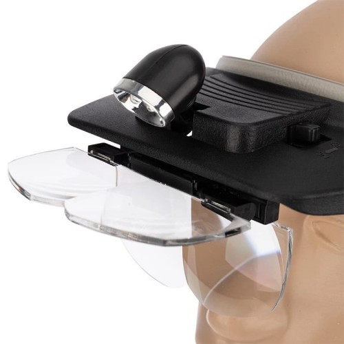 Бинокуляр монтажный REXANT 12-0402 увеличение 1.2х/1.8х/ 2.5х/3.5х, подсветка 2LED - изображение 4