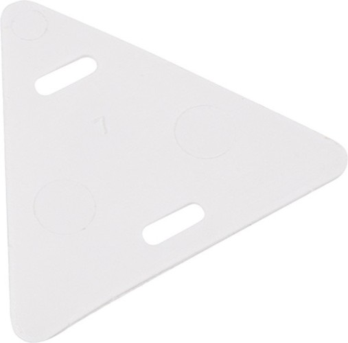 Бирка REXANT У-136, 07-6236 ( уп. 100 шт. ) кабельная "Треугольник" белая  07-6236