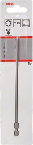 Бита для заворачивания BOSCH Extra Hard 152 мм T15 2607001666 - изображение 2