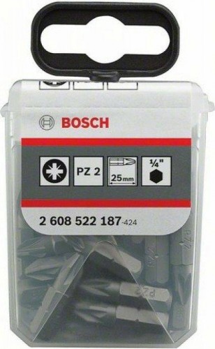 Бита для заворачивания BOSCH РZ2х25 мм TicTac PRO 2608522187