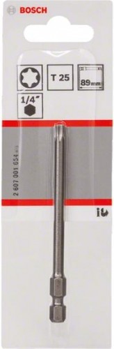 Бита для заворачивания BOSCH Extra Hard 89 мм T25 2607001654 - изображение 2