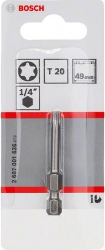 Бита для заворачивания BOSCH Extra Hard 49 мм T20 2607001636 - изображение 2